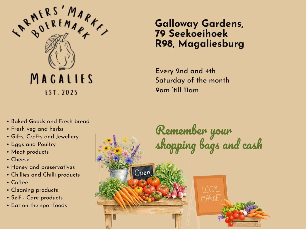 Magalies Farmers' Market / Boeremark