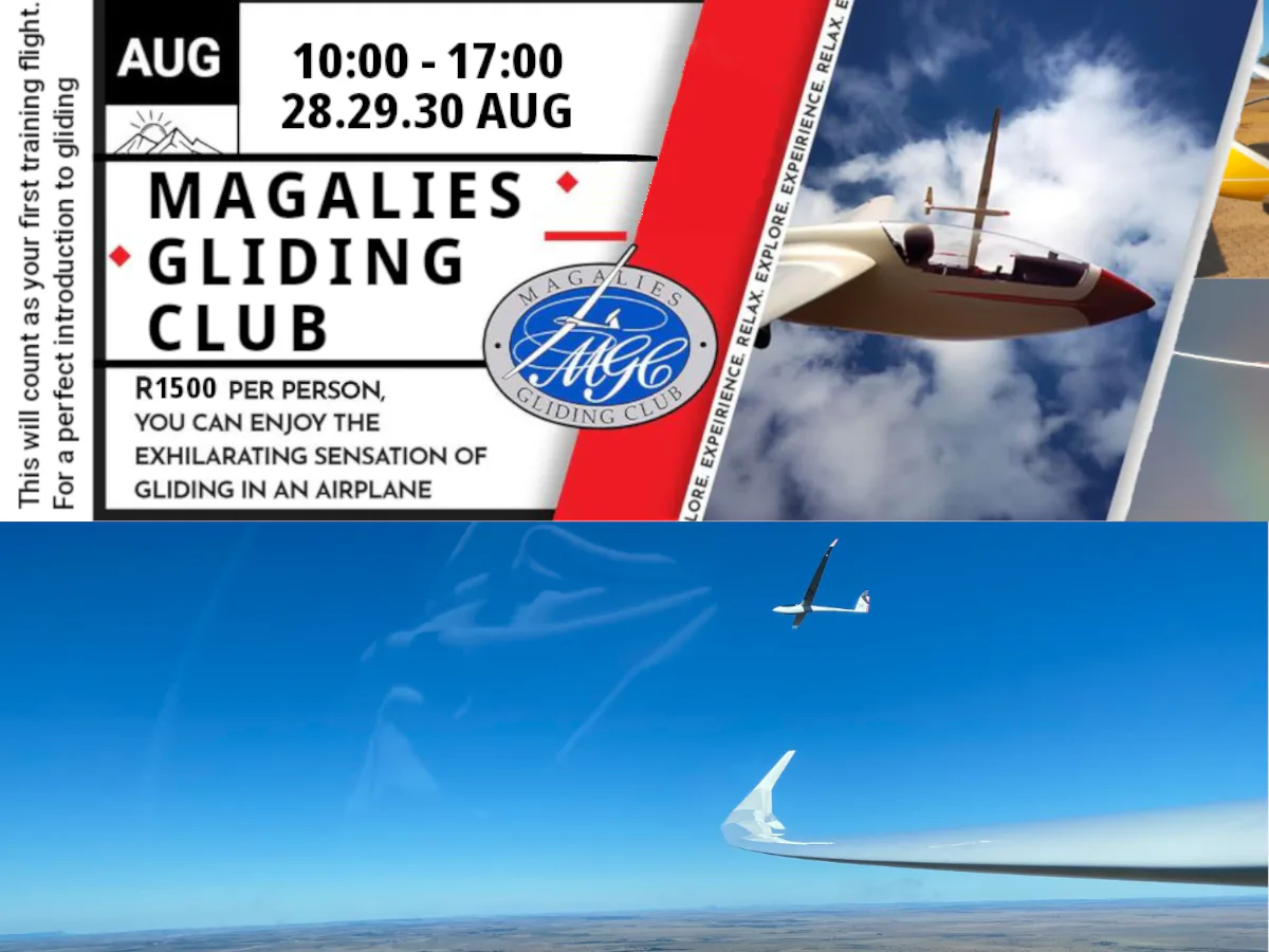 Magalies Rocks the Cradle at Magalies Gliding Club
