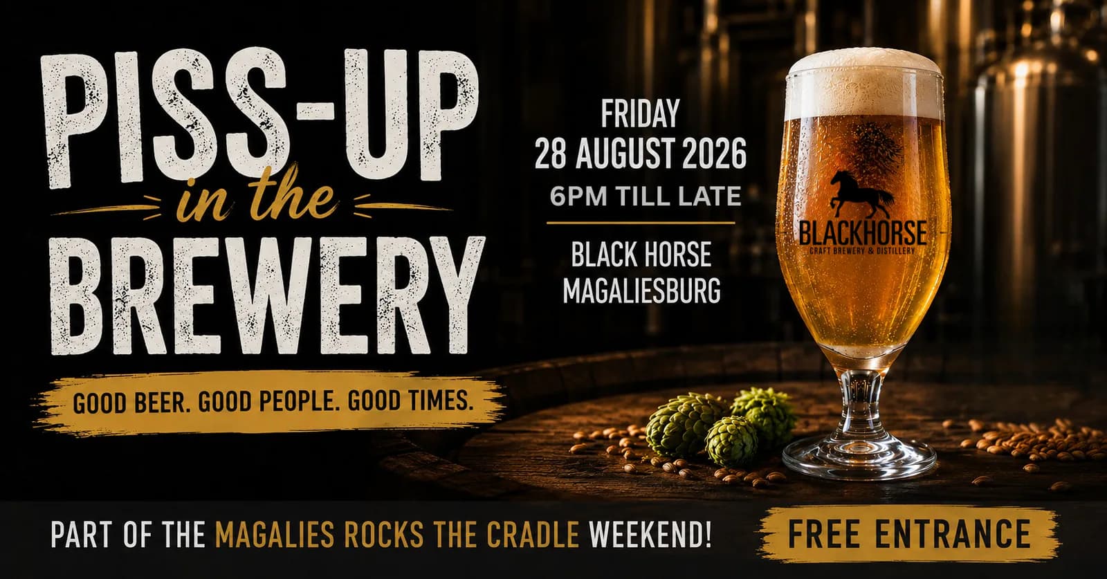 Piss-up in the Brewery at Black Horse