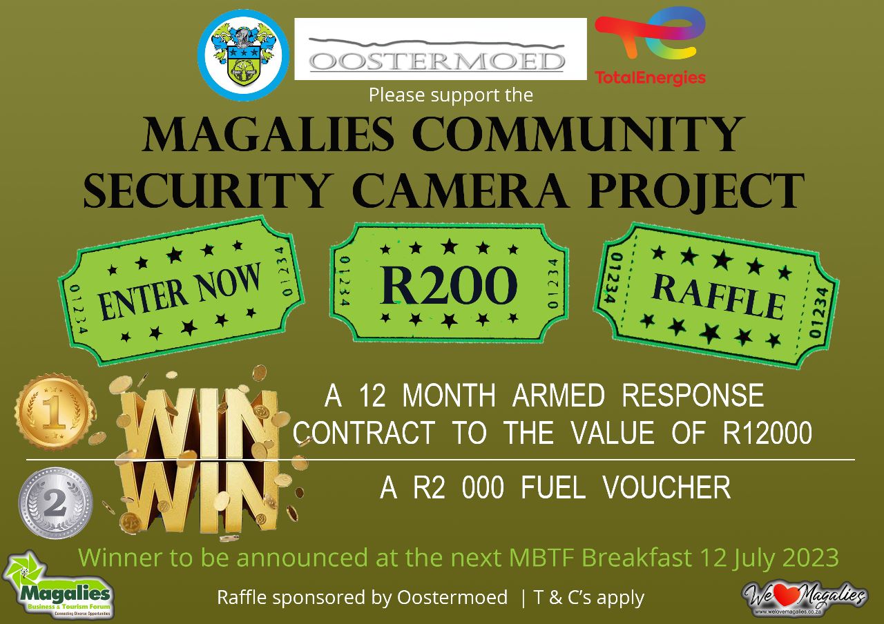 Magaliesburg Security Camera Raffle
